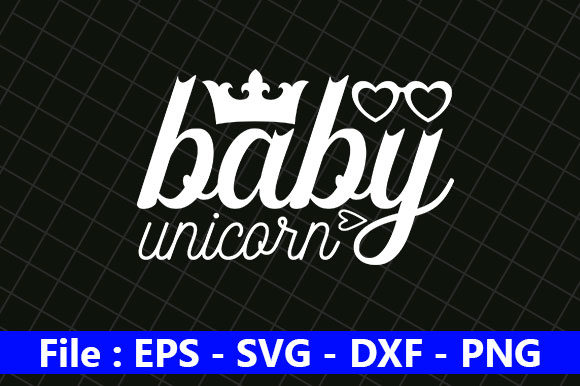Unicorn SVG Design Baby Unicorn